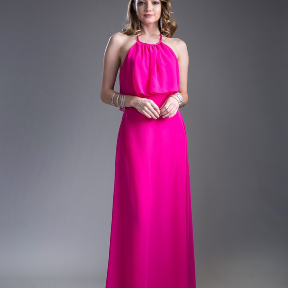 Lace Long Prom Bridesmaid Dress CD13031 - Picture 1 of 3